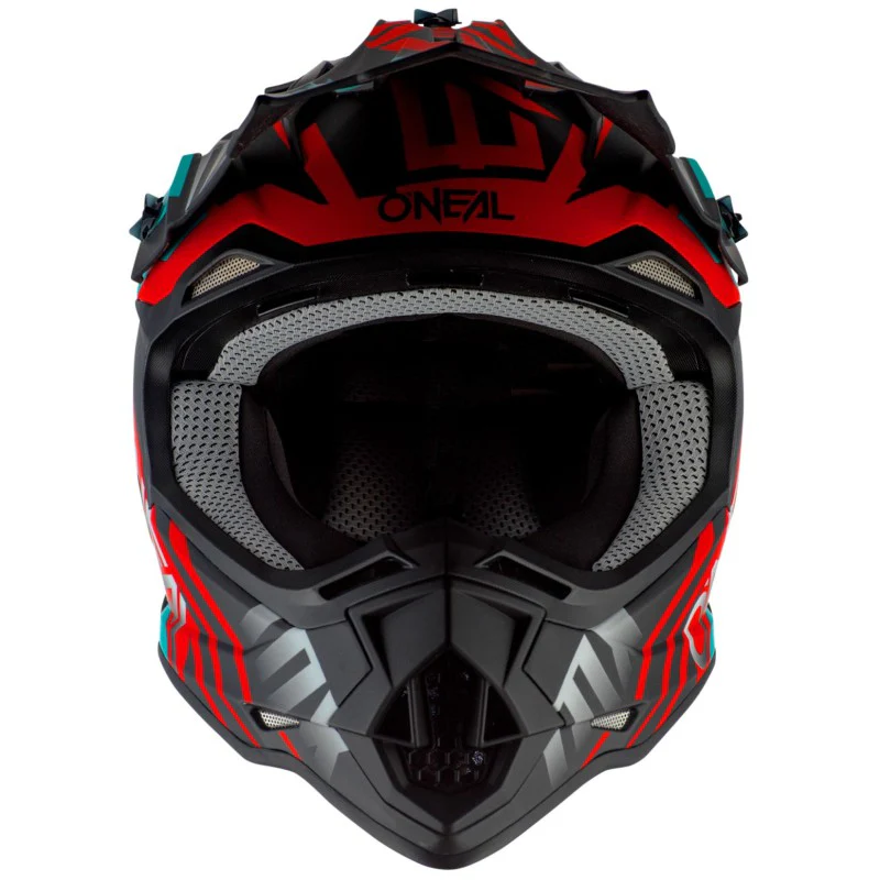 O'Neal Casco SRS Spyde 2.0 Black/Teal/Red - Image 4
