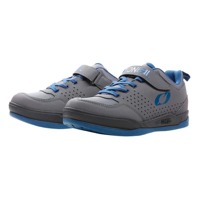 O'Neal Scarpe Flow SPD V.22 Shoe Gray/Blue - Image 3