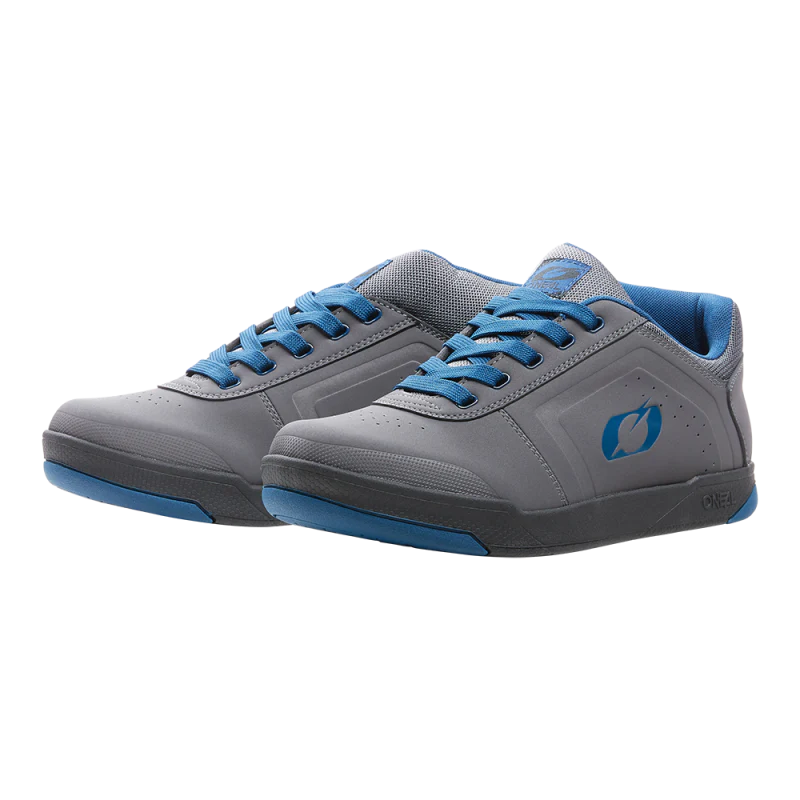 O'Neal Scarpe Pinned Pro Flat Pedal V.22 Gray/Blue - Image 2