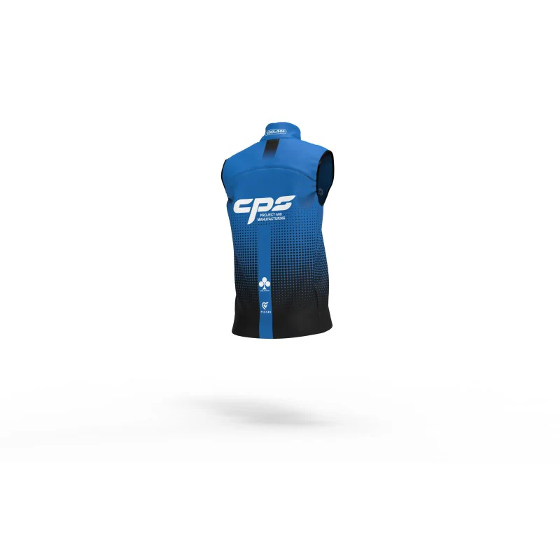Pissei Gilet Cps Professional Team Easy Azzurro Pois Nero - Image 2