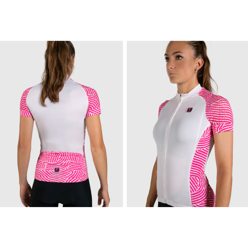 Pissei Maglia Estiva Donna Sanremo 22 Crema/Rosa - Image 3