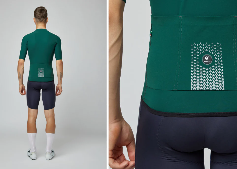 Pissei Maglia Estiva Prima Pelle Verde Bosco - Image 4