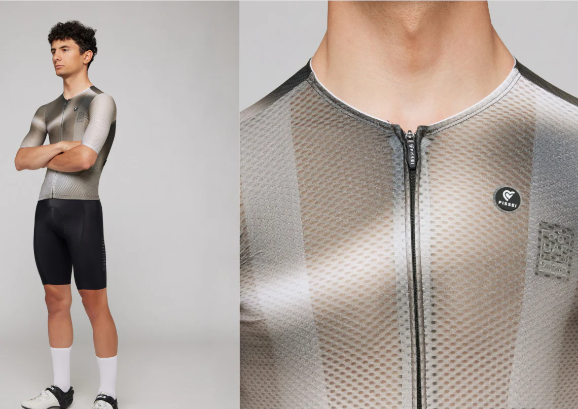 Pissei Maglia Estiva Superlight Magistrale Uae Brown Light/Bianco - Image 4