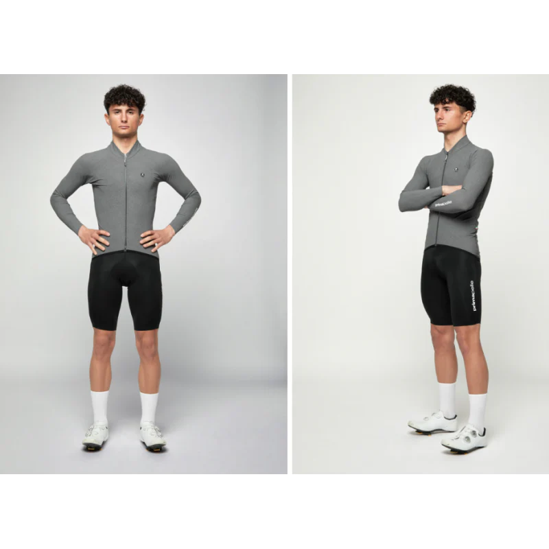 Pissei Maglia Invernale Prima Pelle Grigio Melange - Image 2
