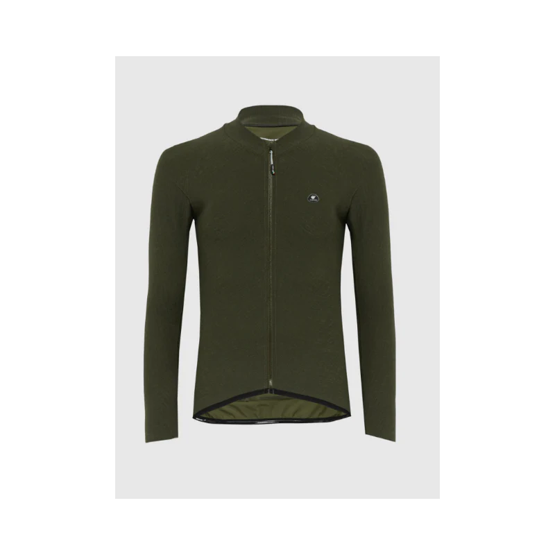 Pissei Maglia Invernale Prima Pelle Verde Melange