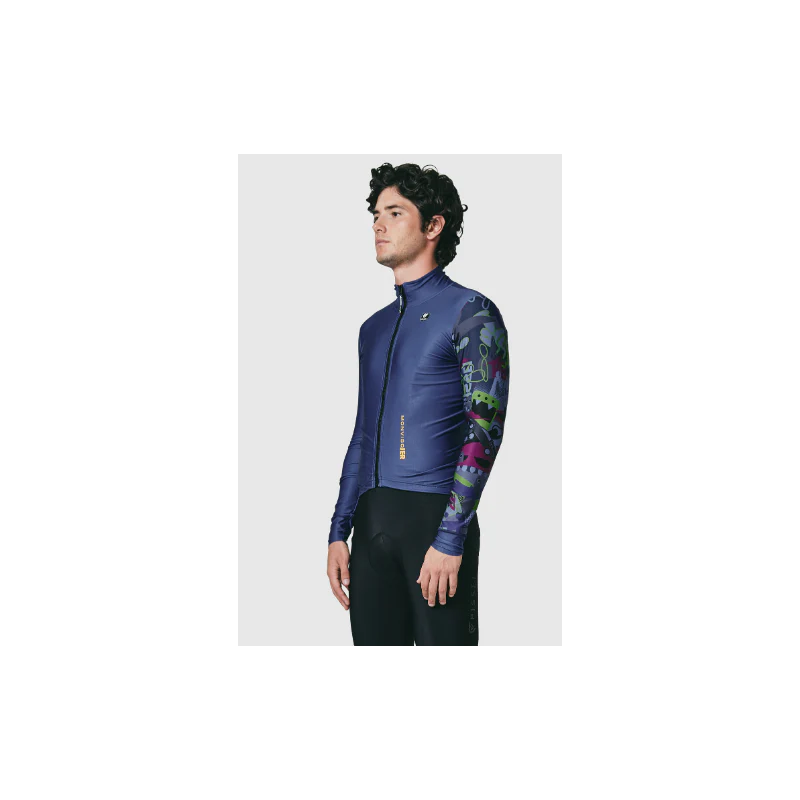 Pissei Maglia Manica Lunga Monviso Azzurro Cartoon
