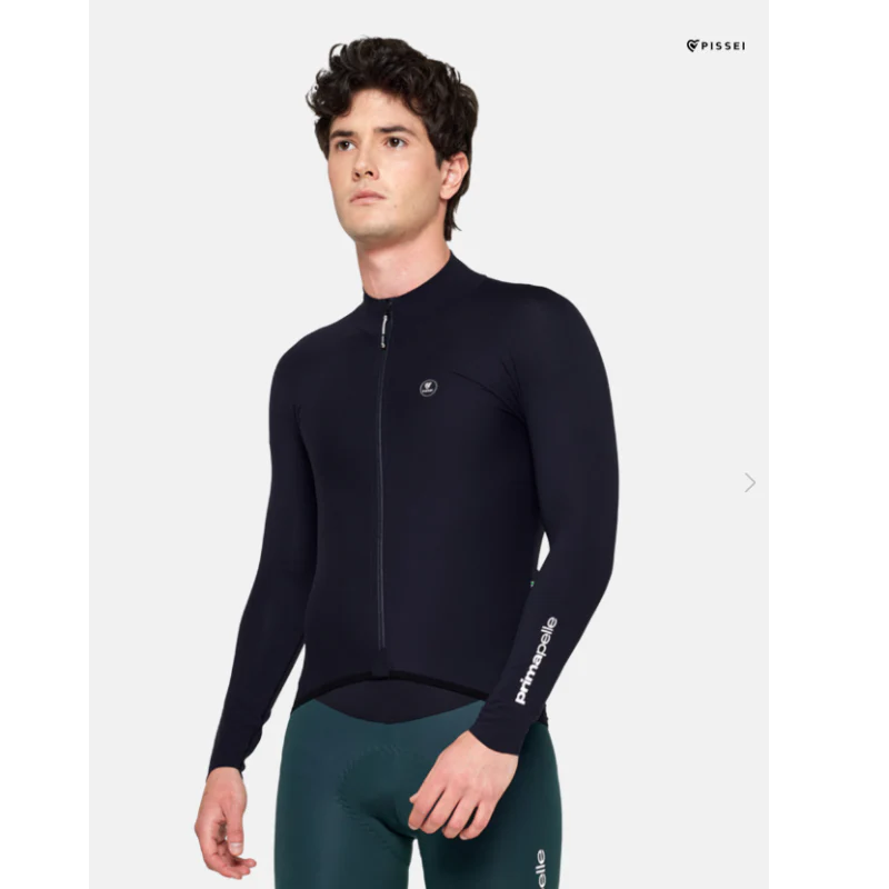 Pissei Maglia Manica Lunga Prima Pelle Blue/Black