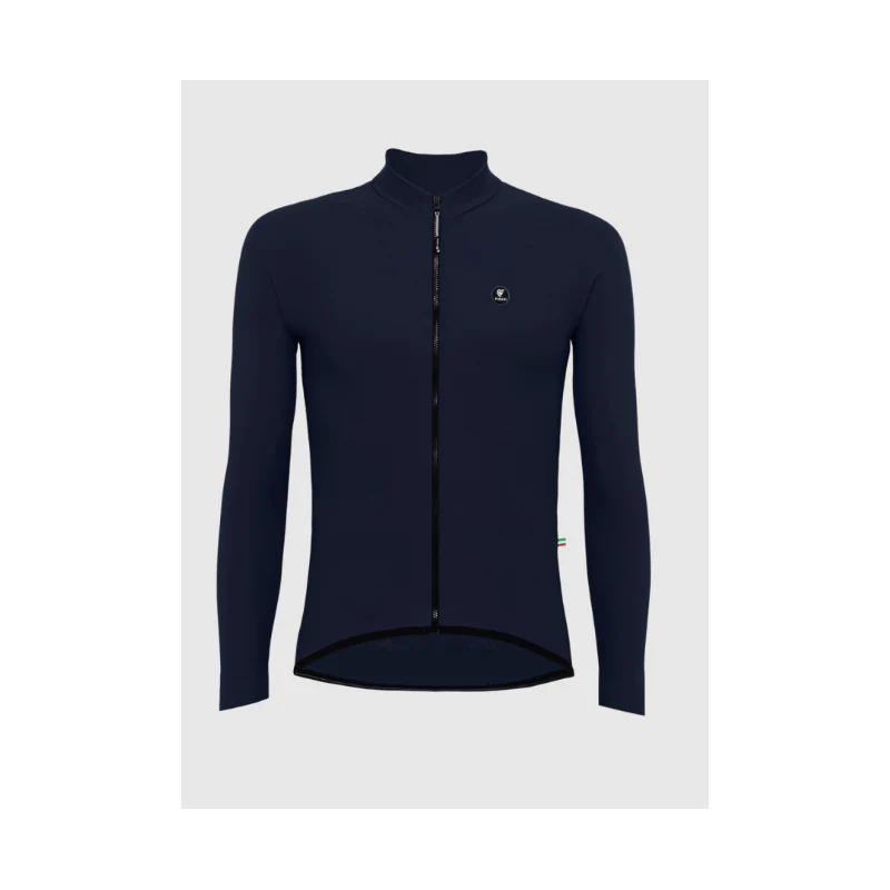 Pissei Maglia Manica Lunga Prima Pelle Blue/Black - Image 3