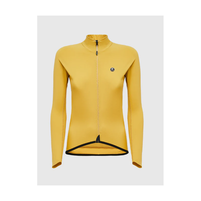 Pissei Maglia Manica Lunga Primapelle Donna Giallo Oro - Image 2