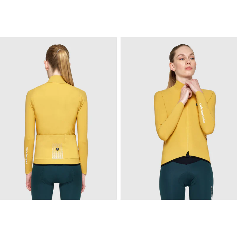 Pissei Maglia Manica Lunga Primapelle Donna Giallo Oro - Image 3