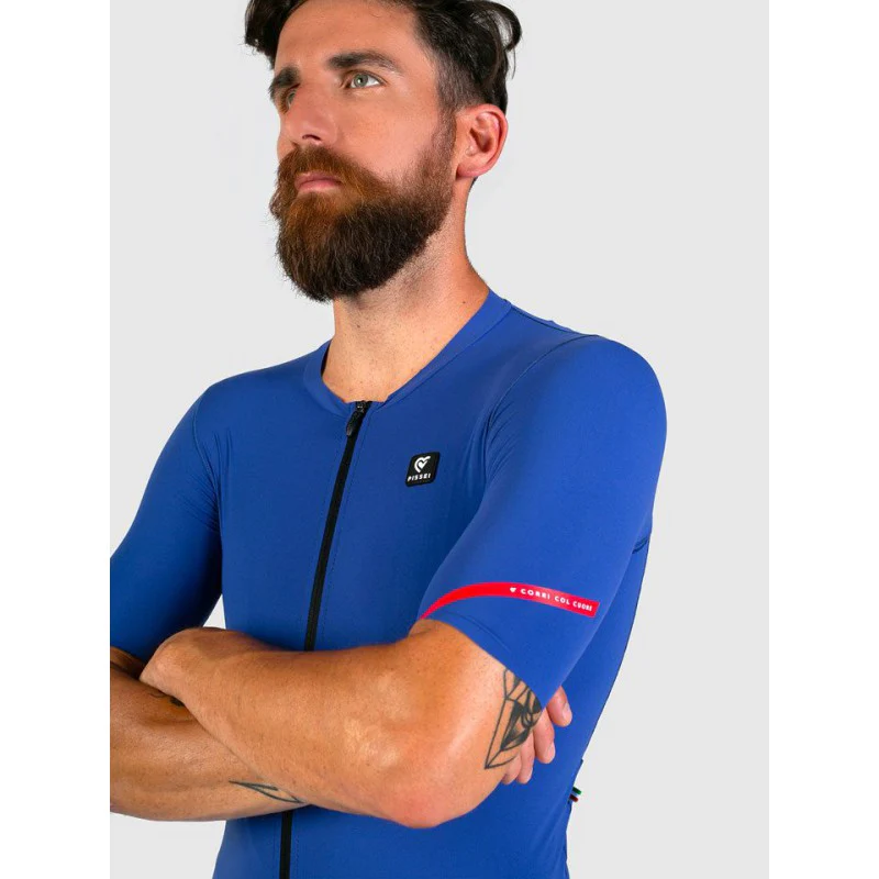 Pissei Maglia Prima Pelle Blu Indigo - Image 3