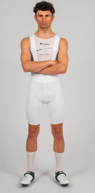 Pissei Salopette Estiva Prima Pelle Bianco - Image 4