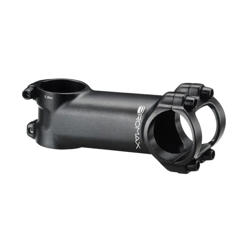 Promax Attacco Manubrio 31,8mm x 90mm in Alluminio Forgiato 6° Testa Aperta