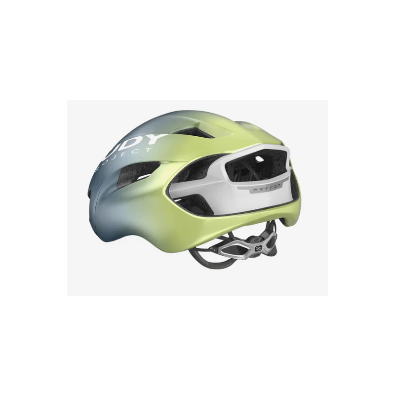 Rudy Project Casco Nytron Blue Avio/Apple Green Metal Matte - Image 4
