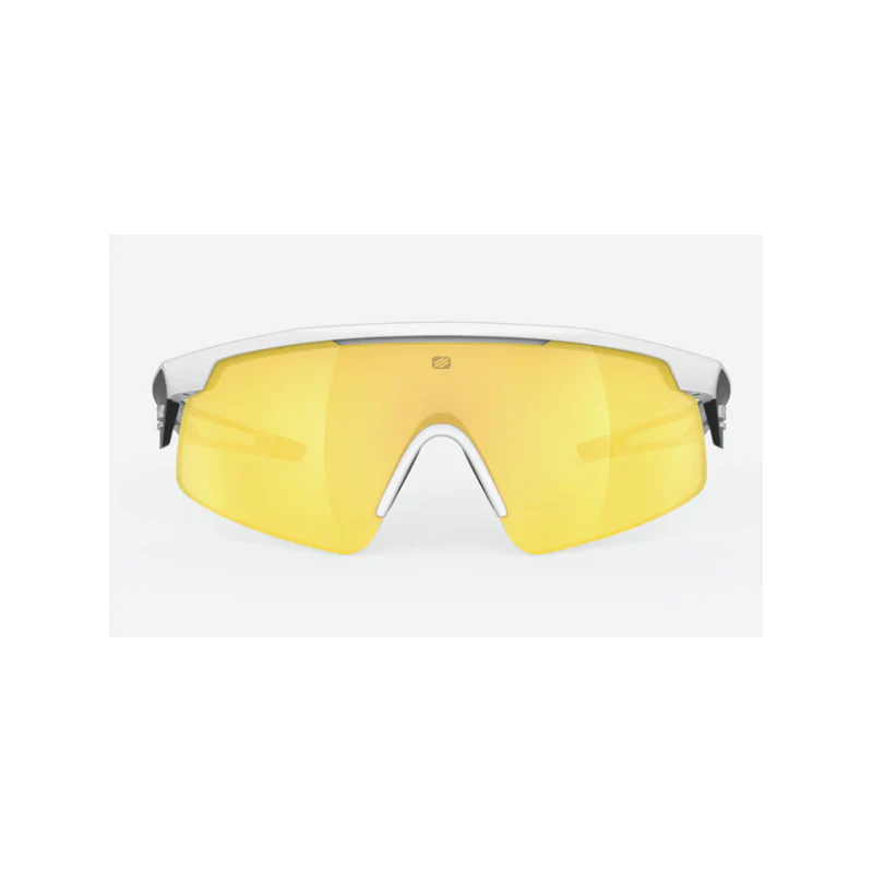 Rudy Project Occhiali Turbolence White Matte Multilaser Yellow - Image 2