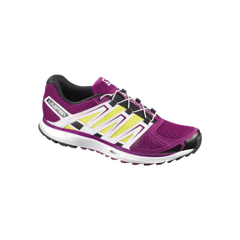 Salomon Scarpe Running X-Scream W  Purple/Yellow/White - Image 2