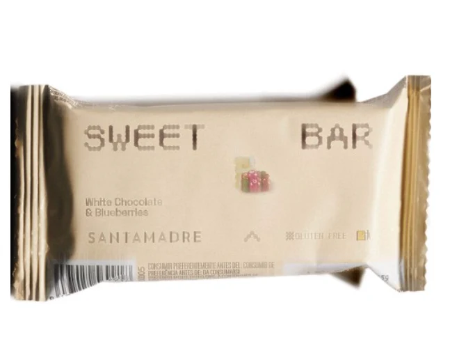 Santamadre Barretta Energetica Sweet Cioccolato Bianco e Mirtilli 60g