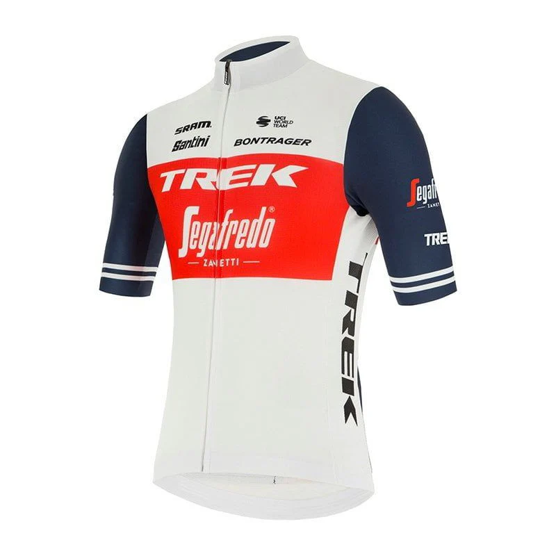 Santini Completo Trek Segafredo Blu/Rosso - Image 3