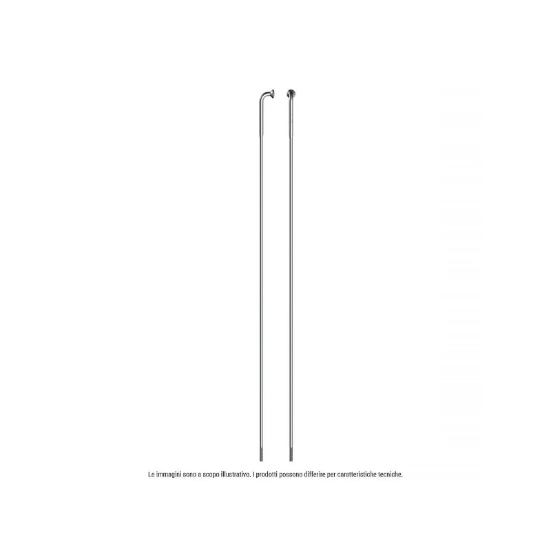 Sapim Raggio Leader Acciaio Inox J-Bend 145mm Silver - Image 2