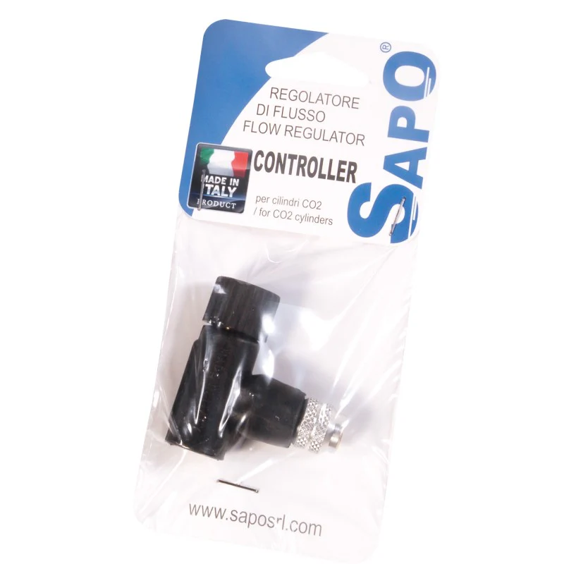 Sapo Erogatore controller di CO2 c/raccordo Presta avvitabile