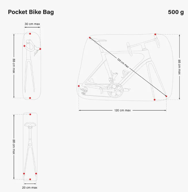 Scicon Borsa Pocket Porta Bici Ripiegabile - Image 3