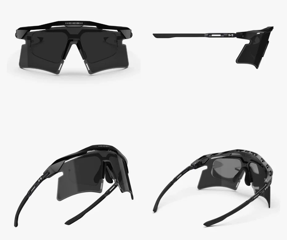Scicon Sport Occhiali Aeroshade 2.0 Titanium Matte Black Smoke - Image 2