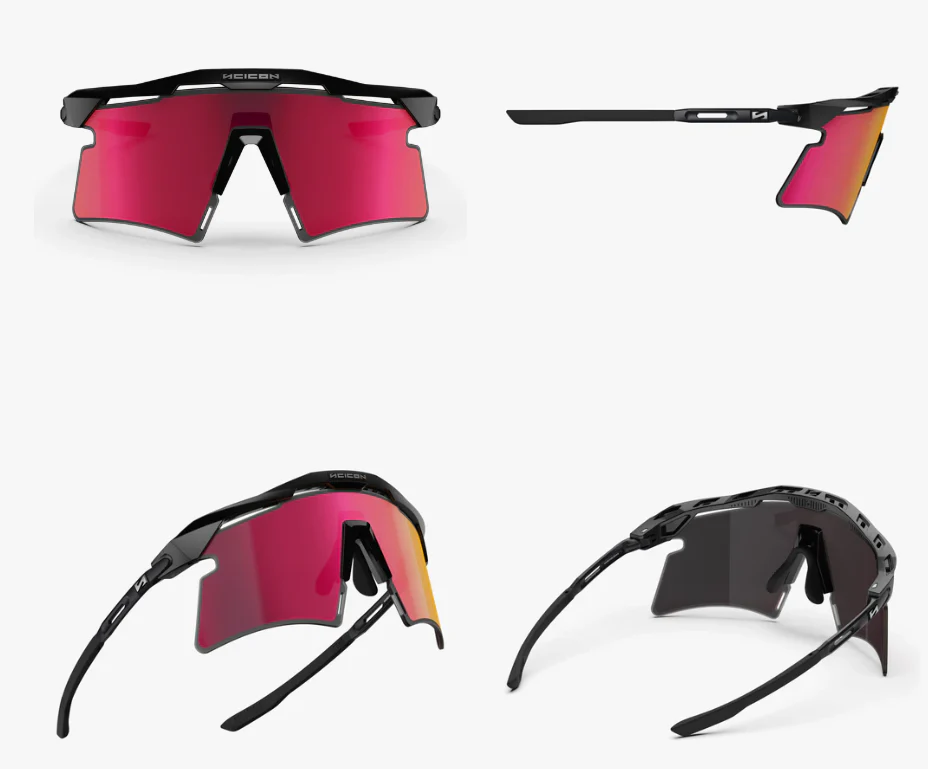 Scicon Sport Occhiali Aeroshade 2.0 Titanium Matte Black Multimirror Sunburst - Image 2