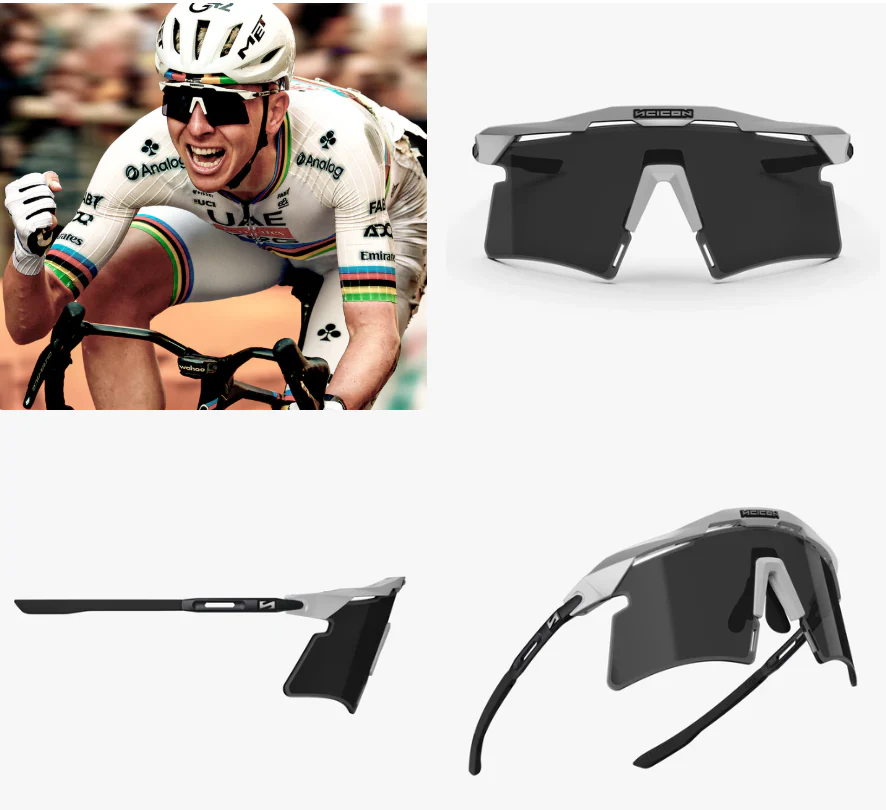 Scicon Sport Occhiali Aeroshade 2.0 Titanium White Metal Matte Smoke - Image 2