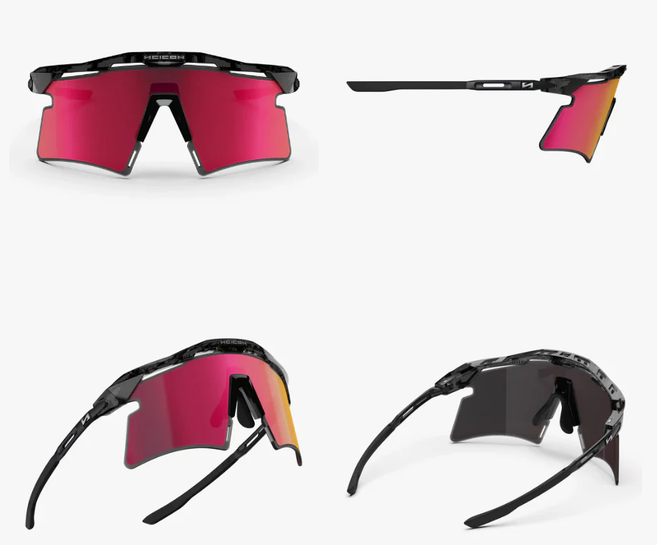Scicon Sport Occhiali Aeroshade 2.0 Titanium Crystal Black Gloss Multimirror Sunburst - Image 2