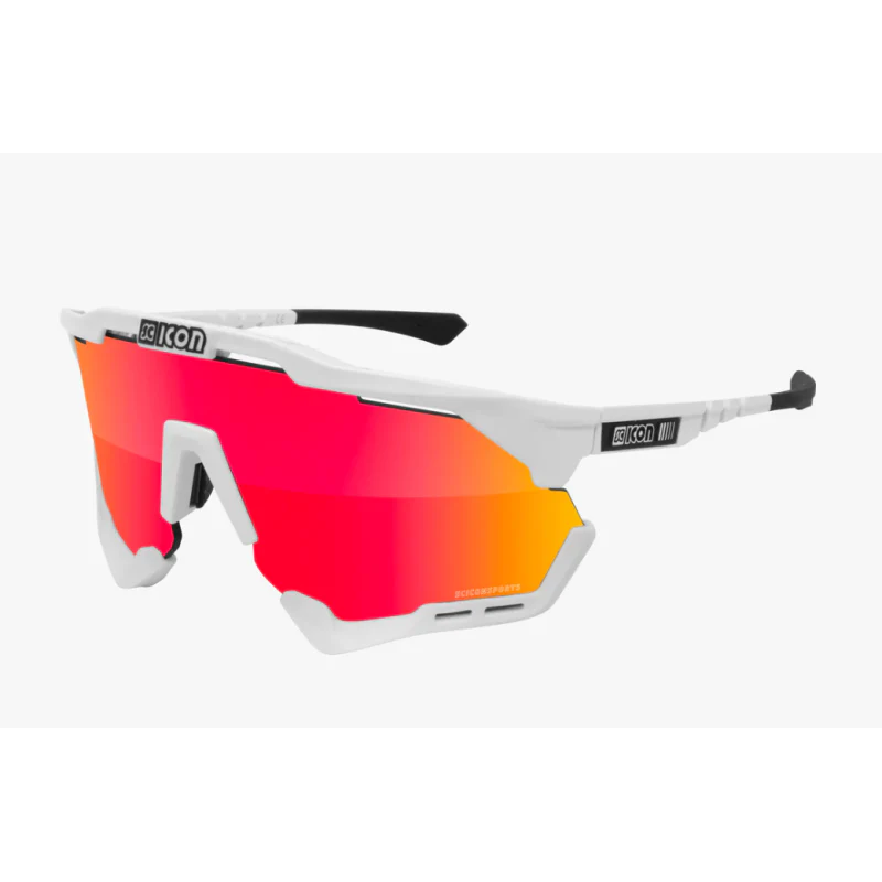 Scicon Sports Occhiali Aeroshade XL White Multimirror Red