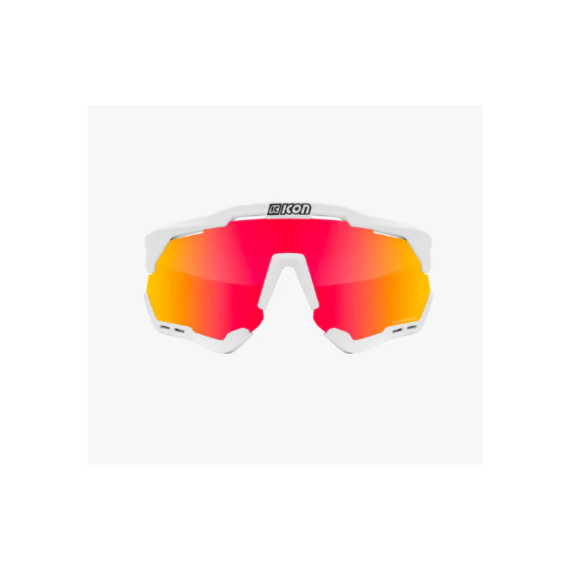 Scicon Sports Occhiali Aeroshade XL White Multimirror Red - Image 2