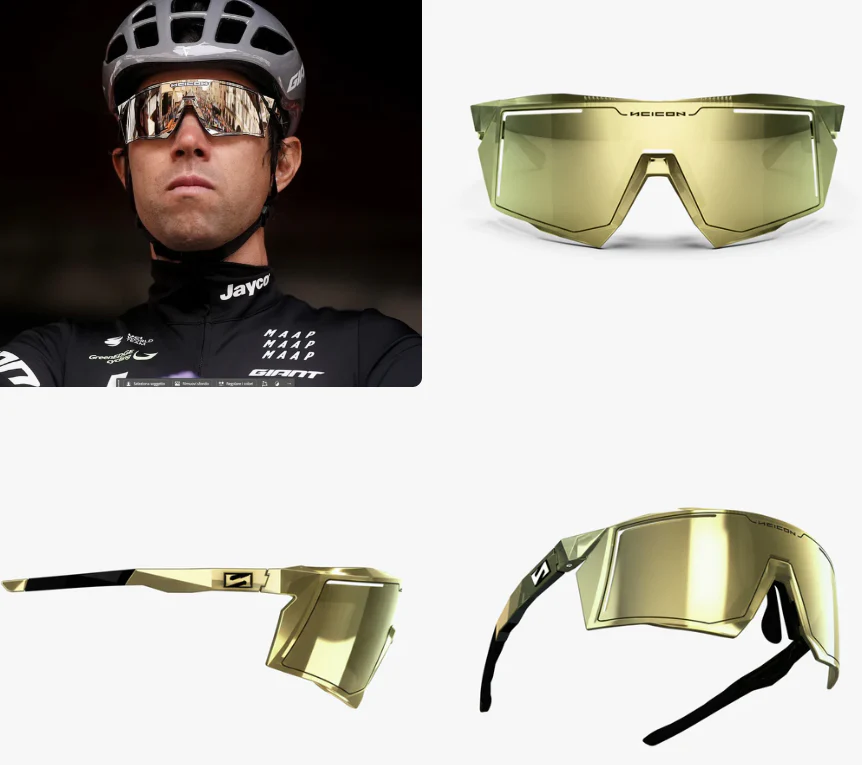 Scicon Sports Occhiali Aerostorm Multimirror Gold - Image 2