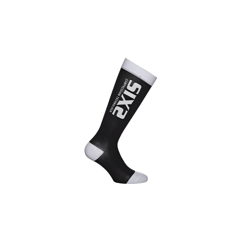 Sixs Calze A Compressione Recovery Nero/Bianco