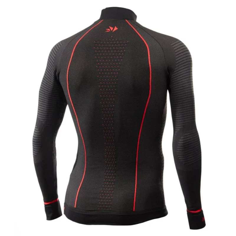 Sixs Intimo Lupetto Manica Lunga Blazefit Nero/Rosso - Image 2