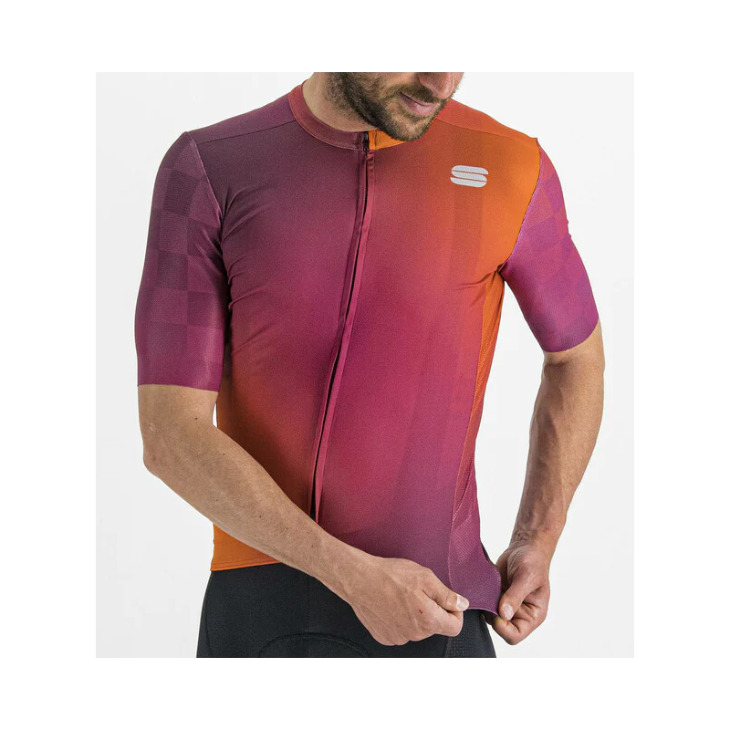 Sportful Maglia Rocket Cyclamen Carrot Prune - Image 5