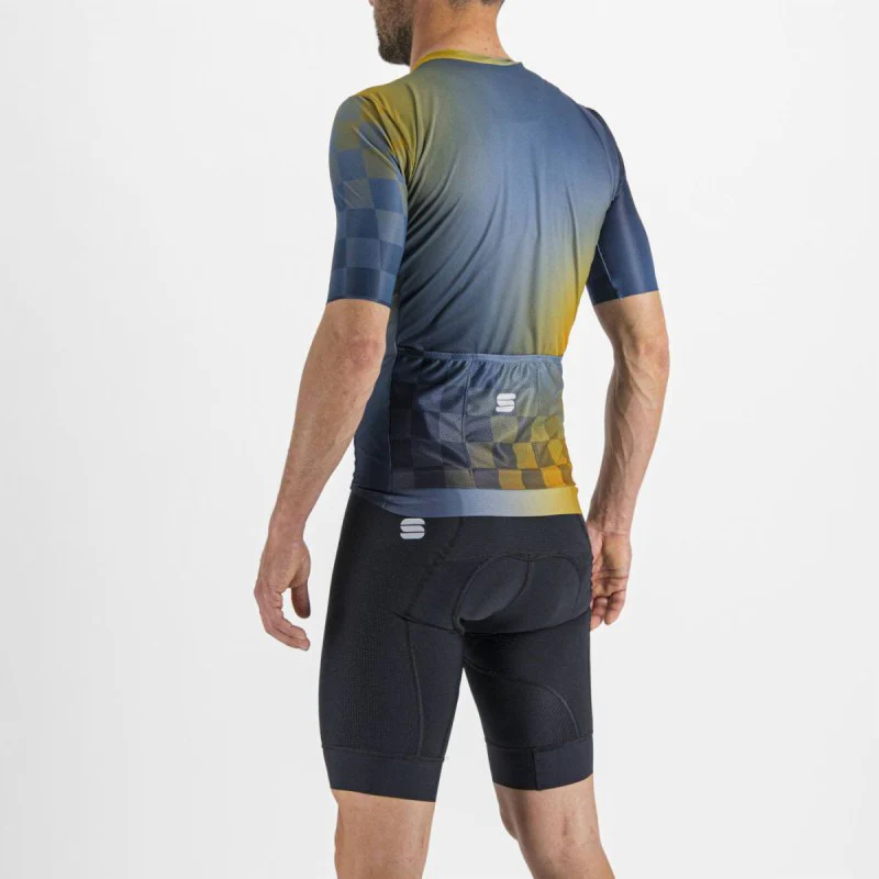Sportful Maglia Rocket Galaxy Blue Sea Golden - Image 2