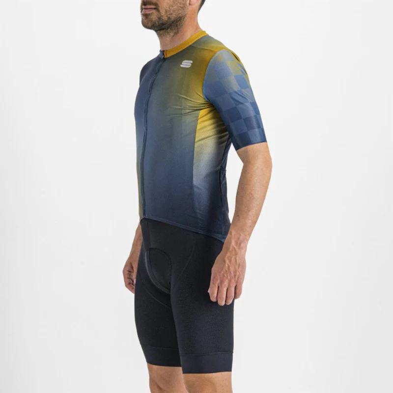 Sportful Maglia Rocket Galaxy Blue Sea Golden - Image 4
