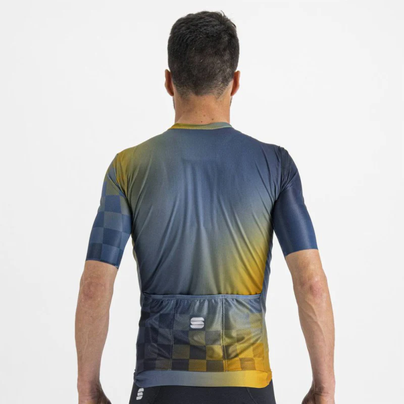 Sportful Maglia Rocket Galaxy Blue Sea Golden - Image 5