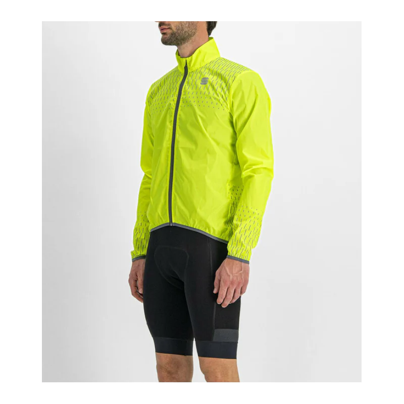 Sportful Mantellina Antivento Reflex Giallo Fluo - Image 3