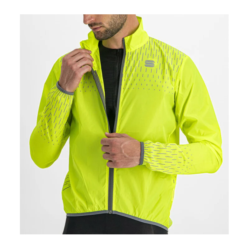 Sportful Mantellina Antivento Reflex Giallo Fluo - Image 4