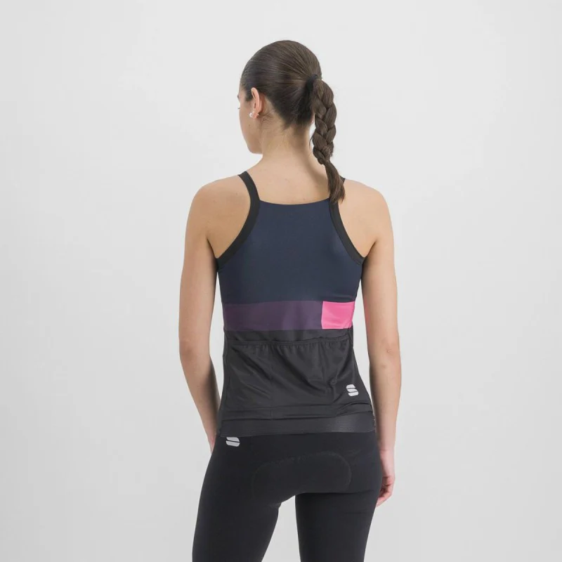 Sportful Top Donna Snap Black/Galaxy Blu - Image 2