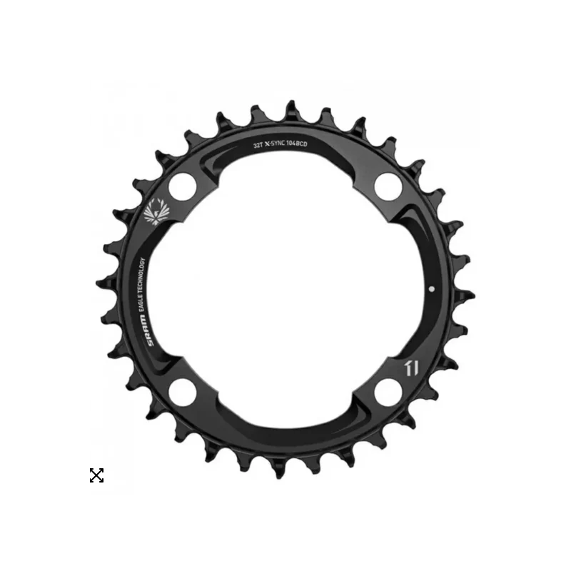 Sram Corona Eagle 34t Alluminio X-Sync 12v Girobulloni 104mm Nero