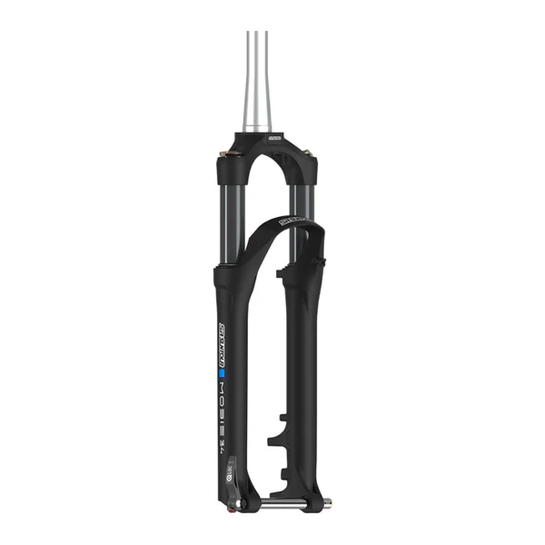 SrSuntour Forcella aria Mobie34 700C Disc 80mm Nero opaco 2CR PCS 15QLC32 100, Tapered 1" 1/8 - 1.5", Rake44
