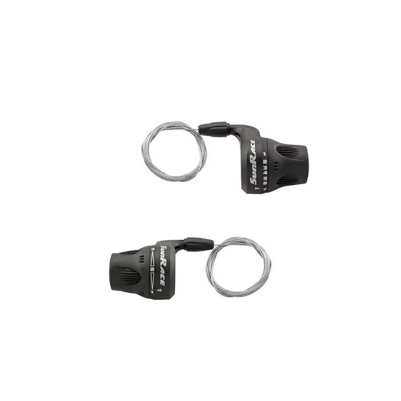 Sunrace Coppia Grip Shifter 6 Velocita' Con Cavi