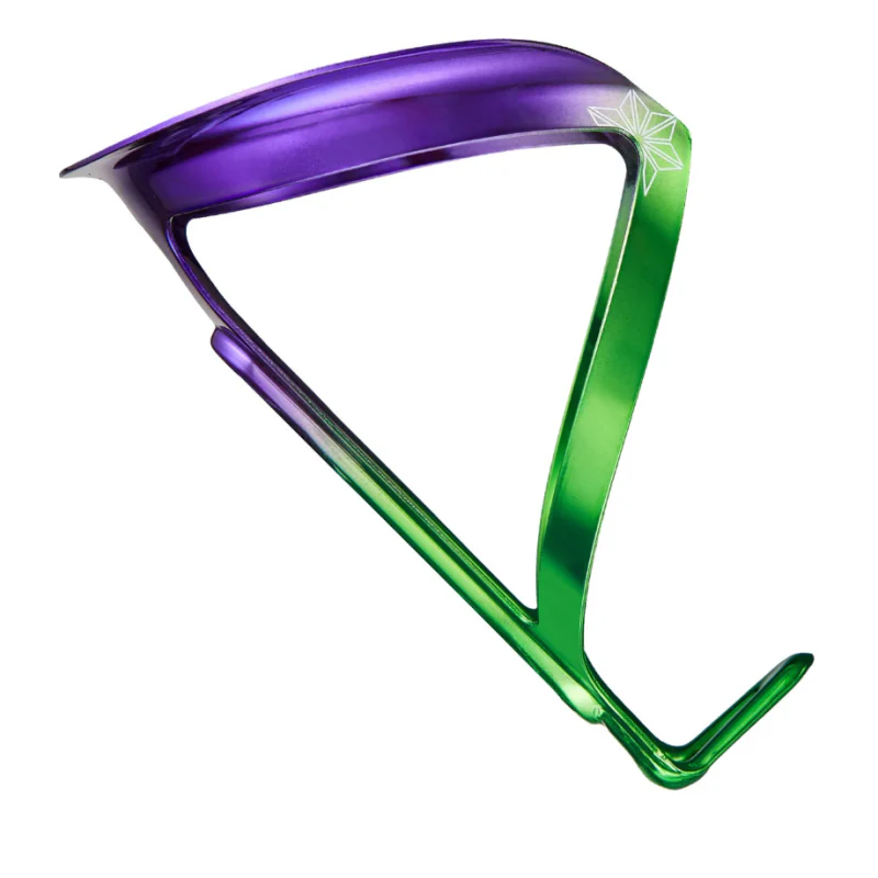 Supacaz Portaborraccia Fly Cage In Alluminio Viola/Verde