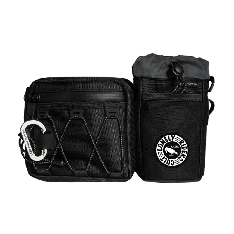 Ulac Borsello doppio al manubrio Krosstrek (3,3 L) nero - black