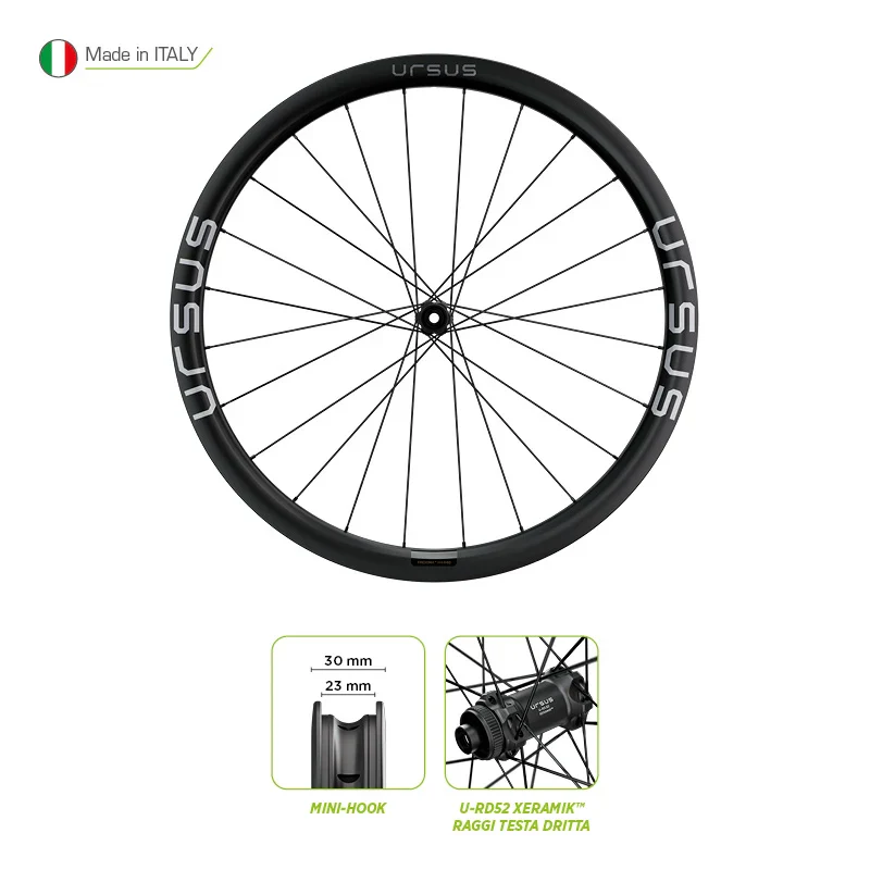 Ursus Ruota Anteriore 28"x40mm PROXIMA R TEAM TLR Ceramic 650gr 24Fori