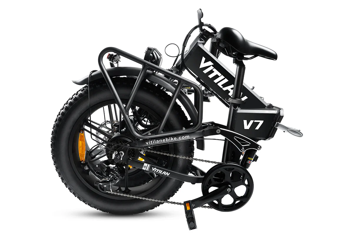 Vitilan Bici Elettrica Fat Bike V7 Full Sospension 250/750W - Image 10