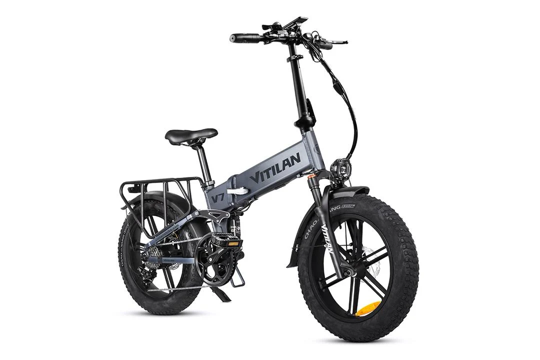 Vitilan Bici Elettrica Fat Bike V7 Full Sospension 250/750W - Image 3