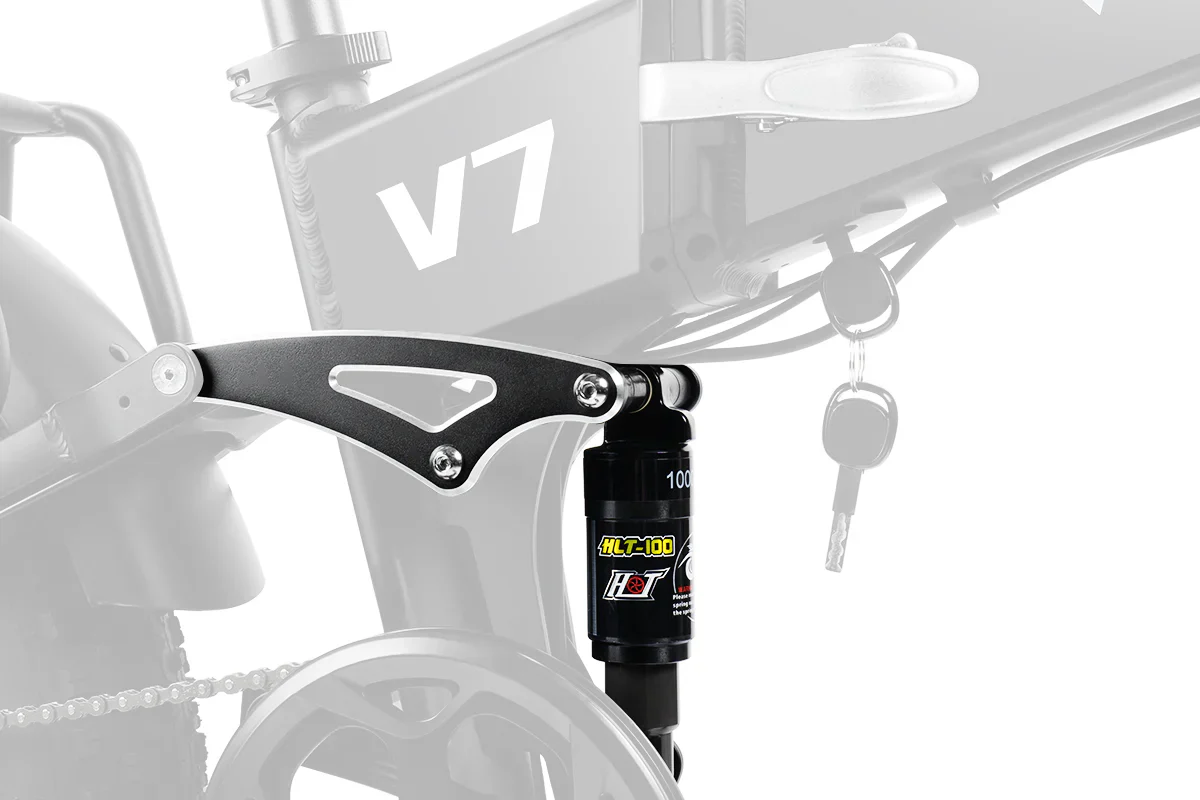 Vitilan Bici Elettrica Fat Bike V7 Full Sospension 250/750W - Image 8